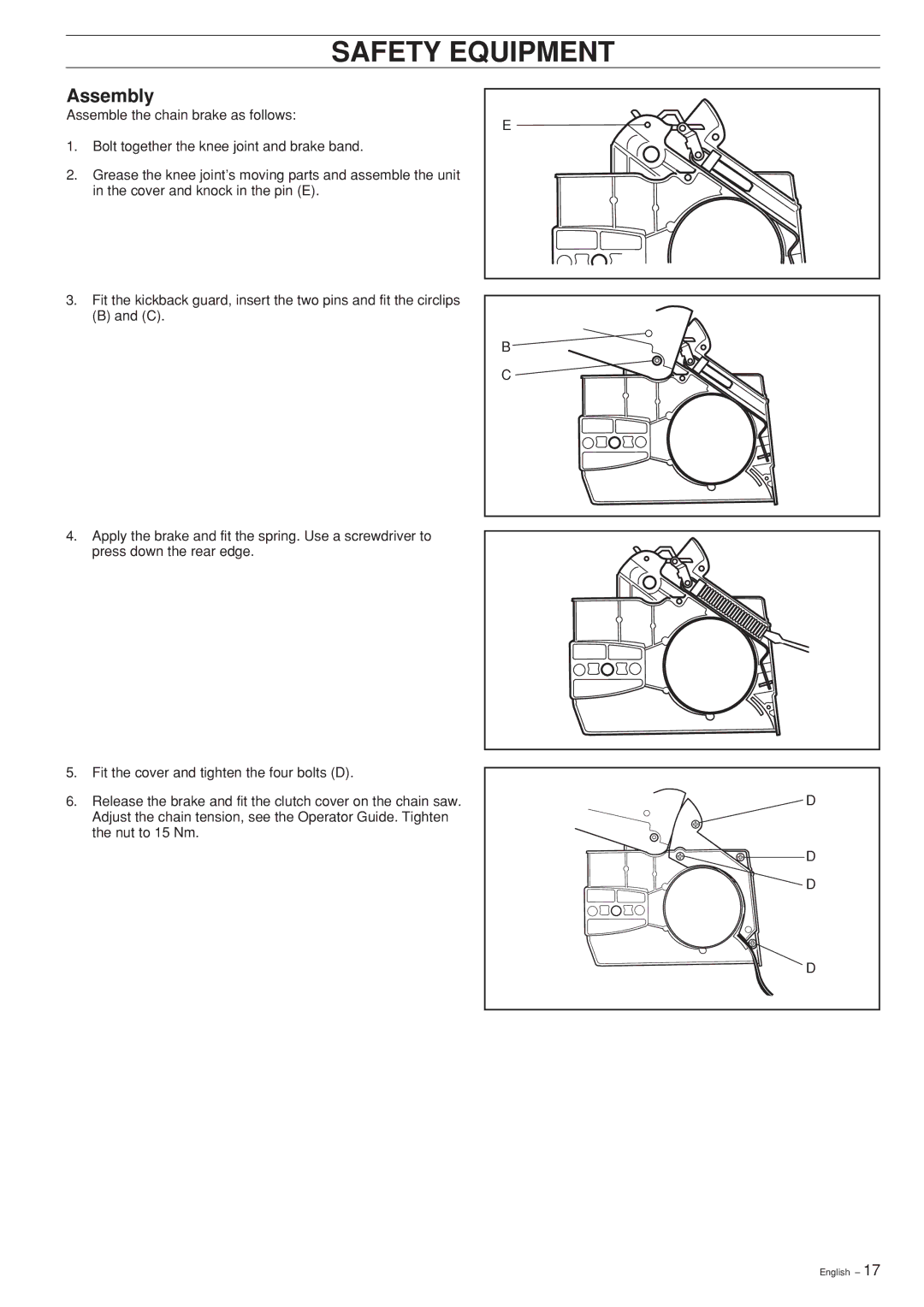 Husqvarna 338XPT, 334T, 339XP, 336, Chain Saw manual Assembly 