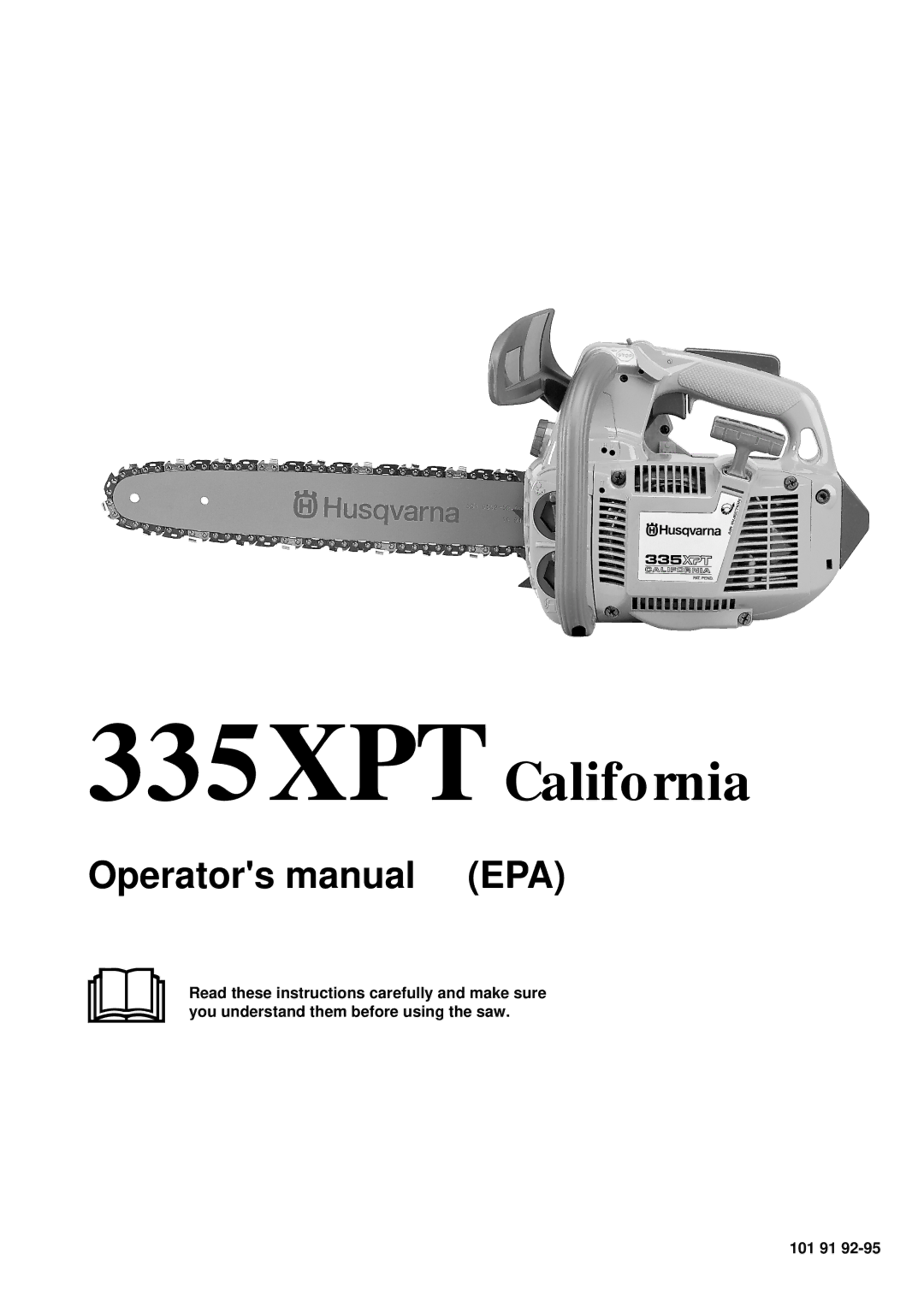 Husqvarna manual 335XPT California 