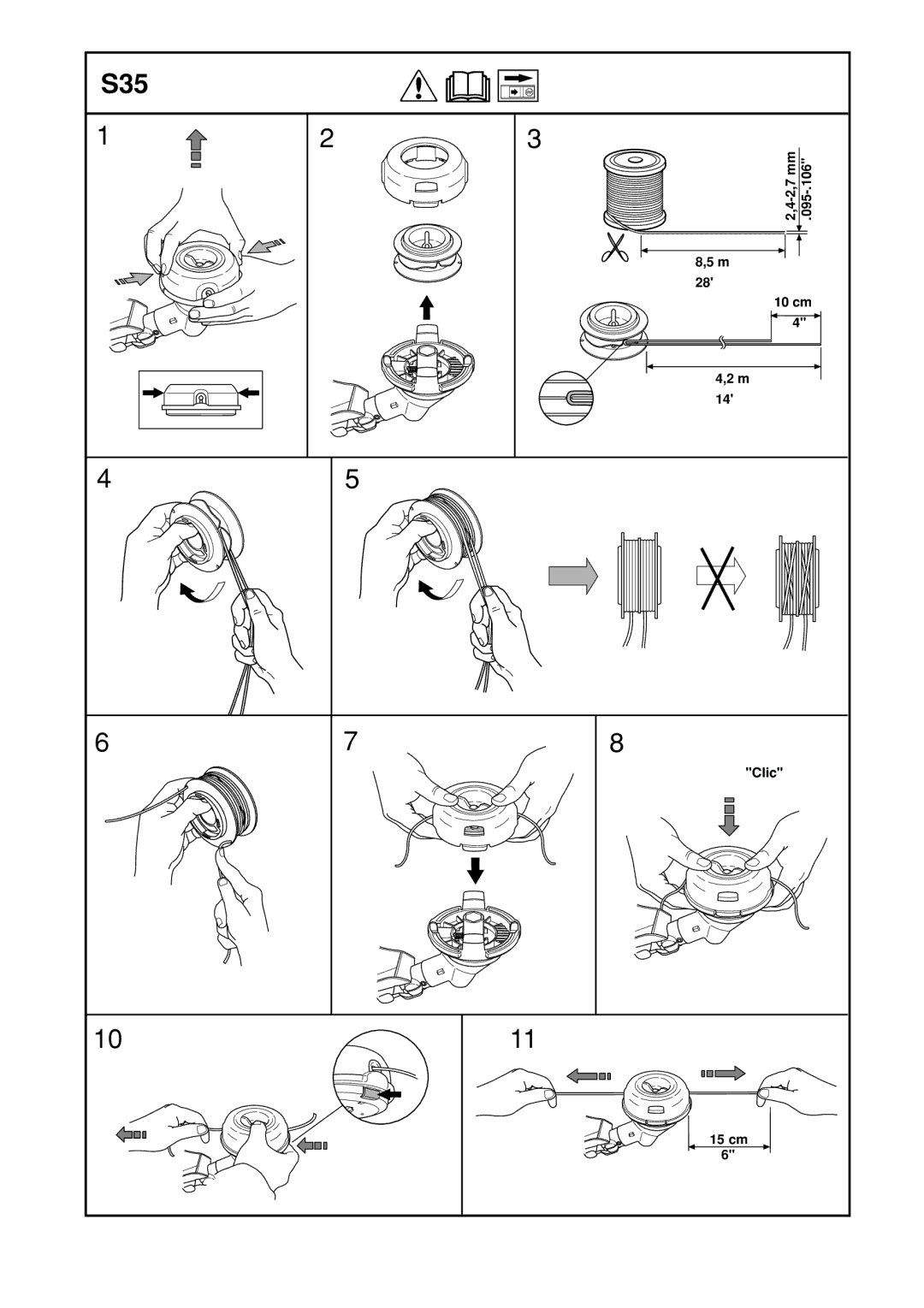 Husqvarna 33RJ manual S35 