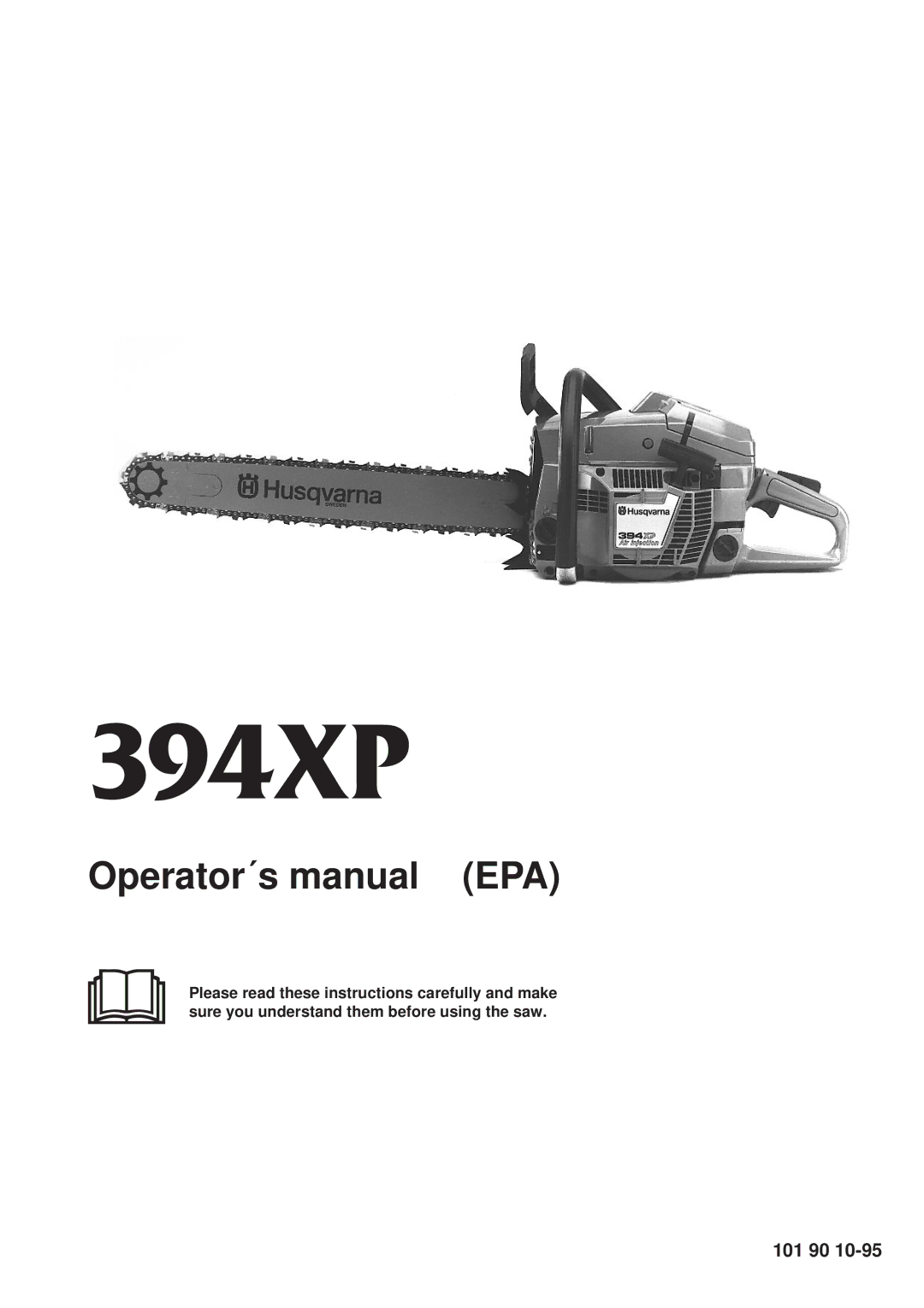 Husqvarna 394XP manual 101 90 