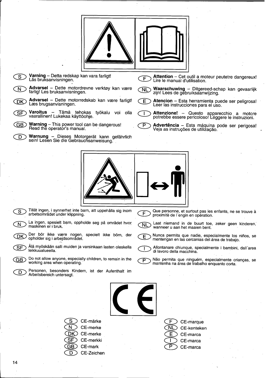 Husqvarna 46 EL manual 