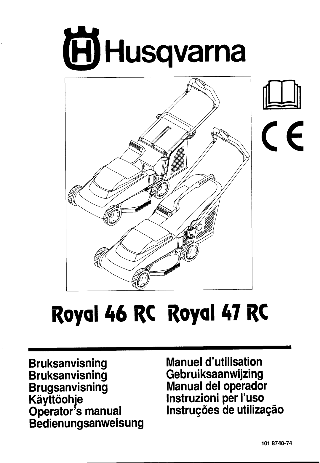 Husqvarna 47RC, 46 RC manual 