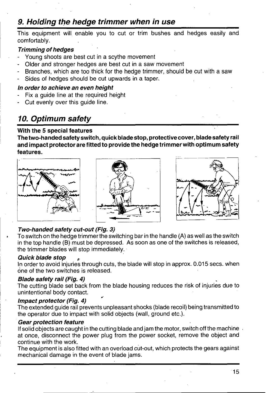 Husqvarna 500 H manual 