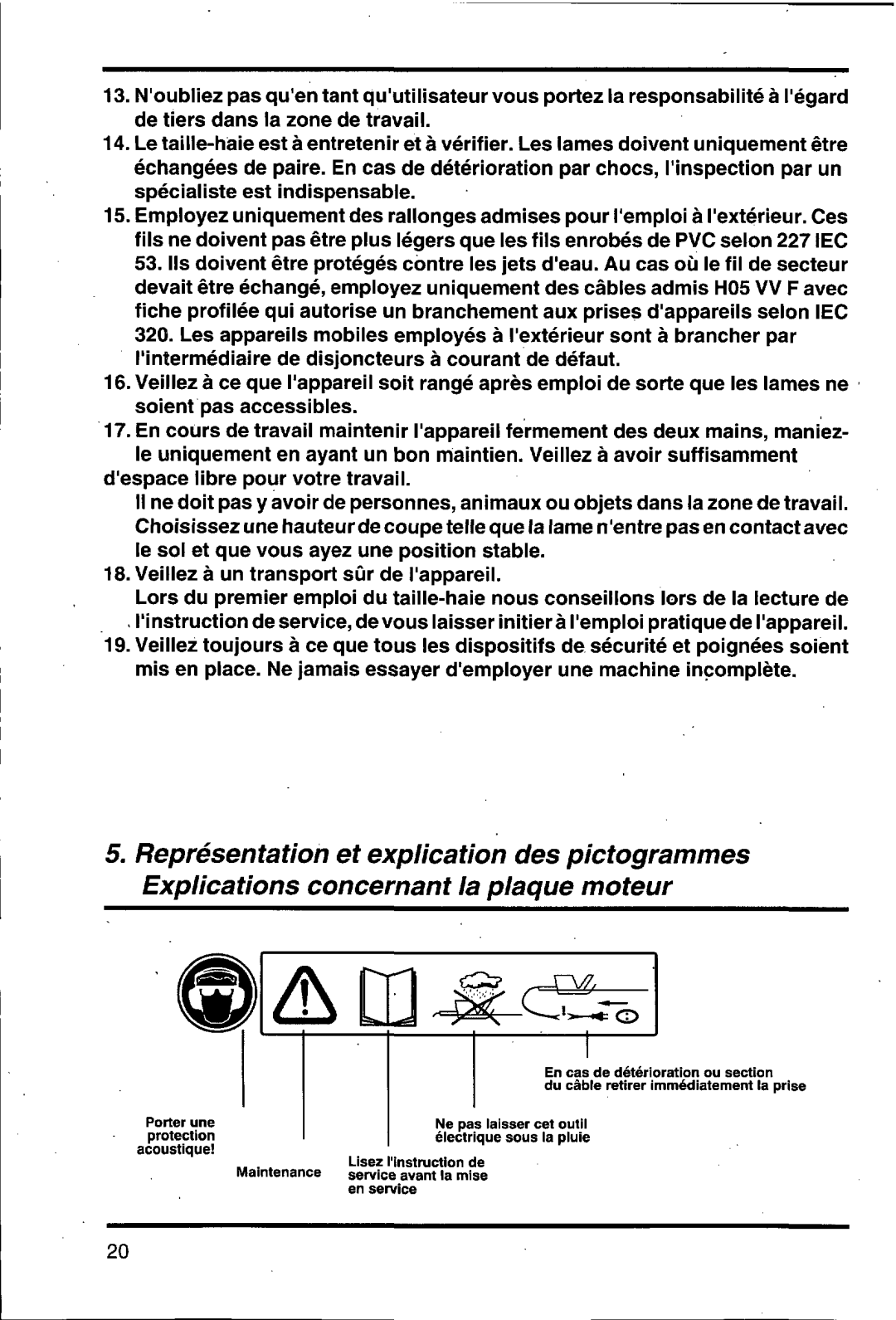 Husqvarna 500 H manual 