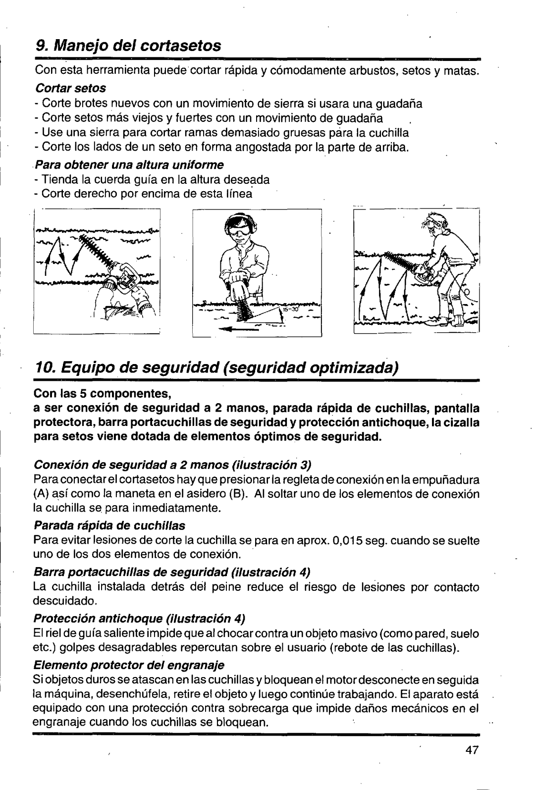 Husqvarna 500 H manual 