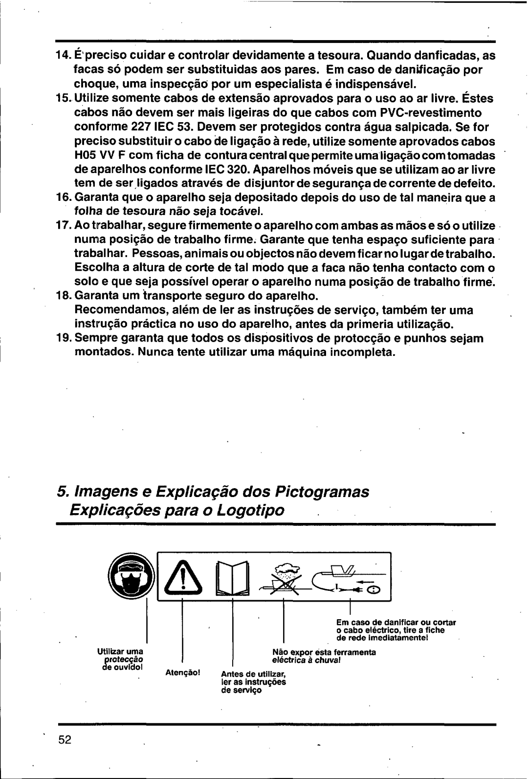 Husqvarna 500 H manual 