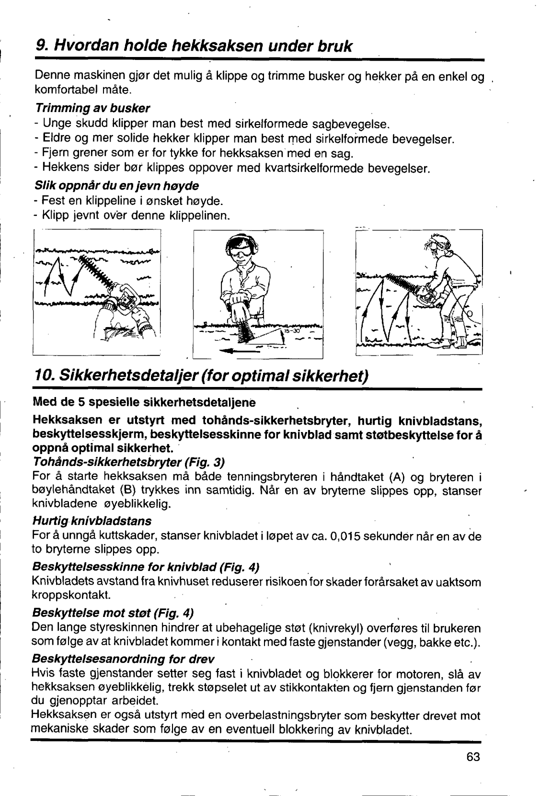 Husqvarna 500 H manual 