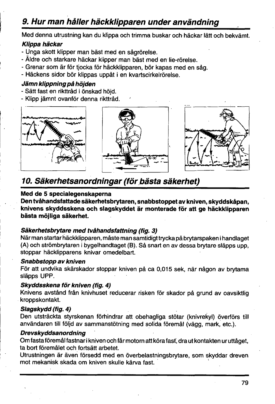 Husqvarna 500 H manual 