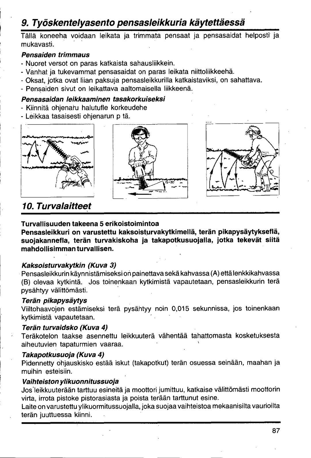 Husqvarna 500 H manual 