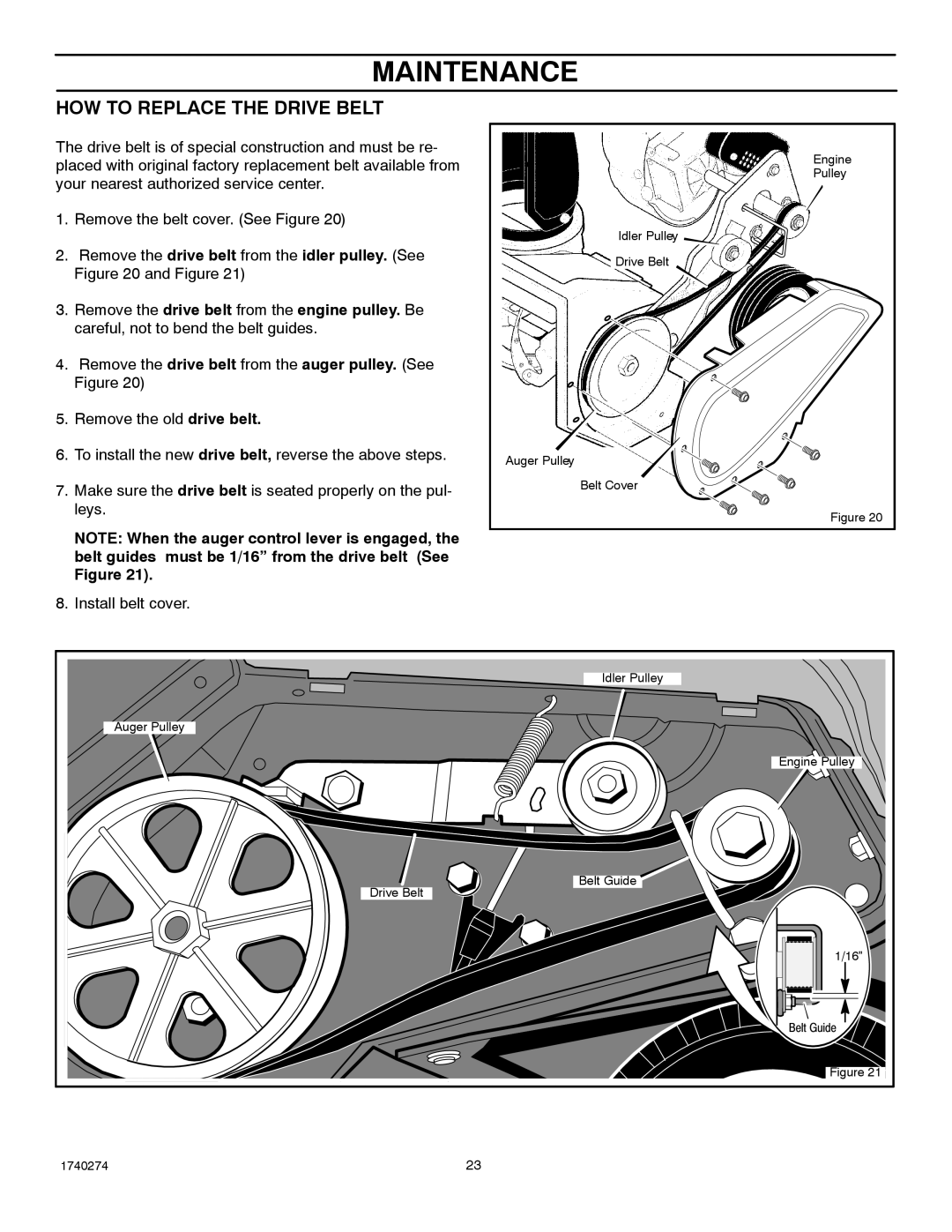 Husqvarna 521SSR, 521SSE manual HOW to Replace the Drive Belt 