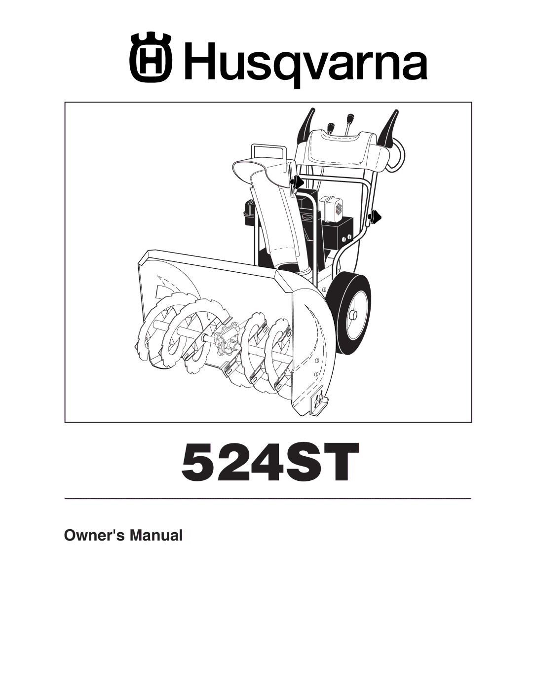 Husqvarna 524ST owner manual 