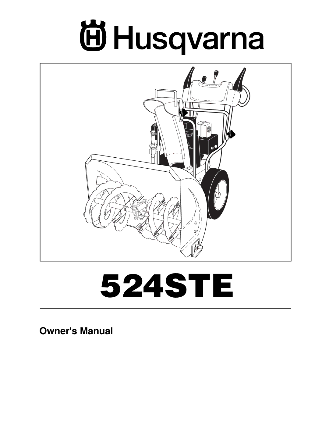 Husqvarna 524STE owner manual 