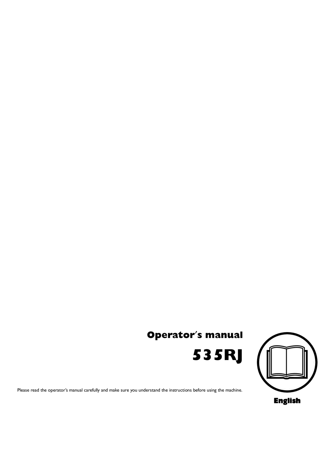 Husqvarna 53 5RJ manual 535RJ 