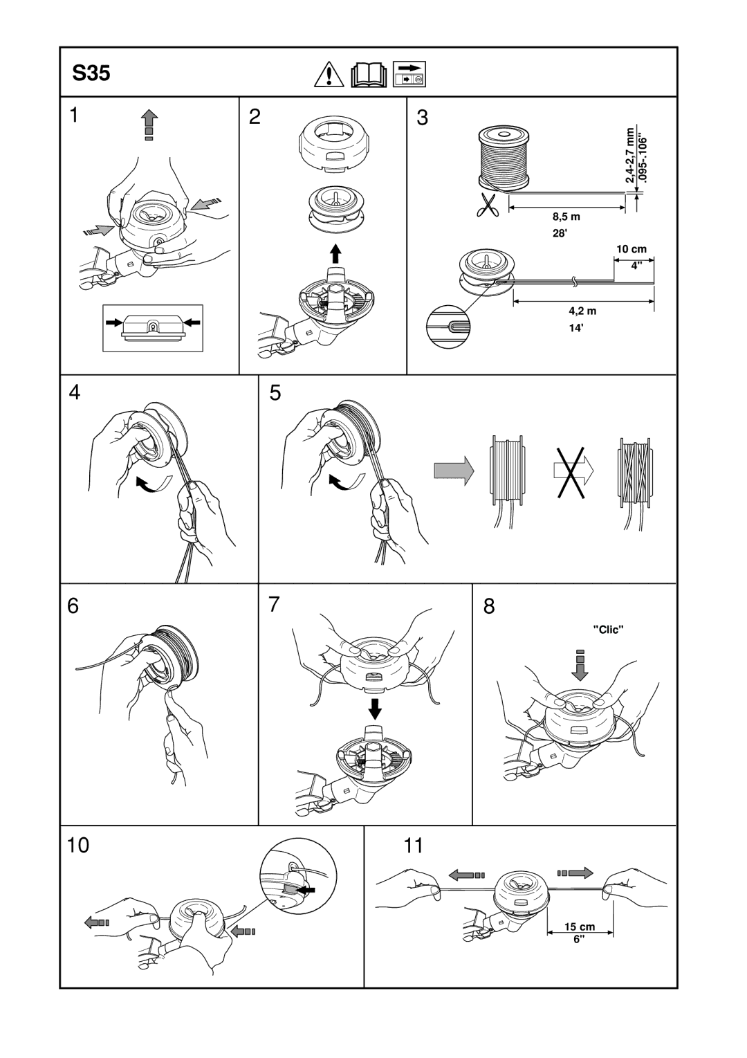 Husqvarna 53 5RJ manual S35 