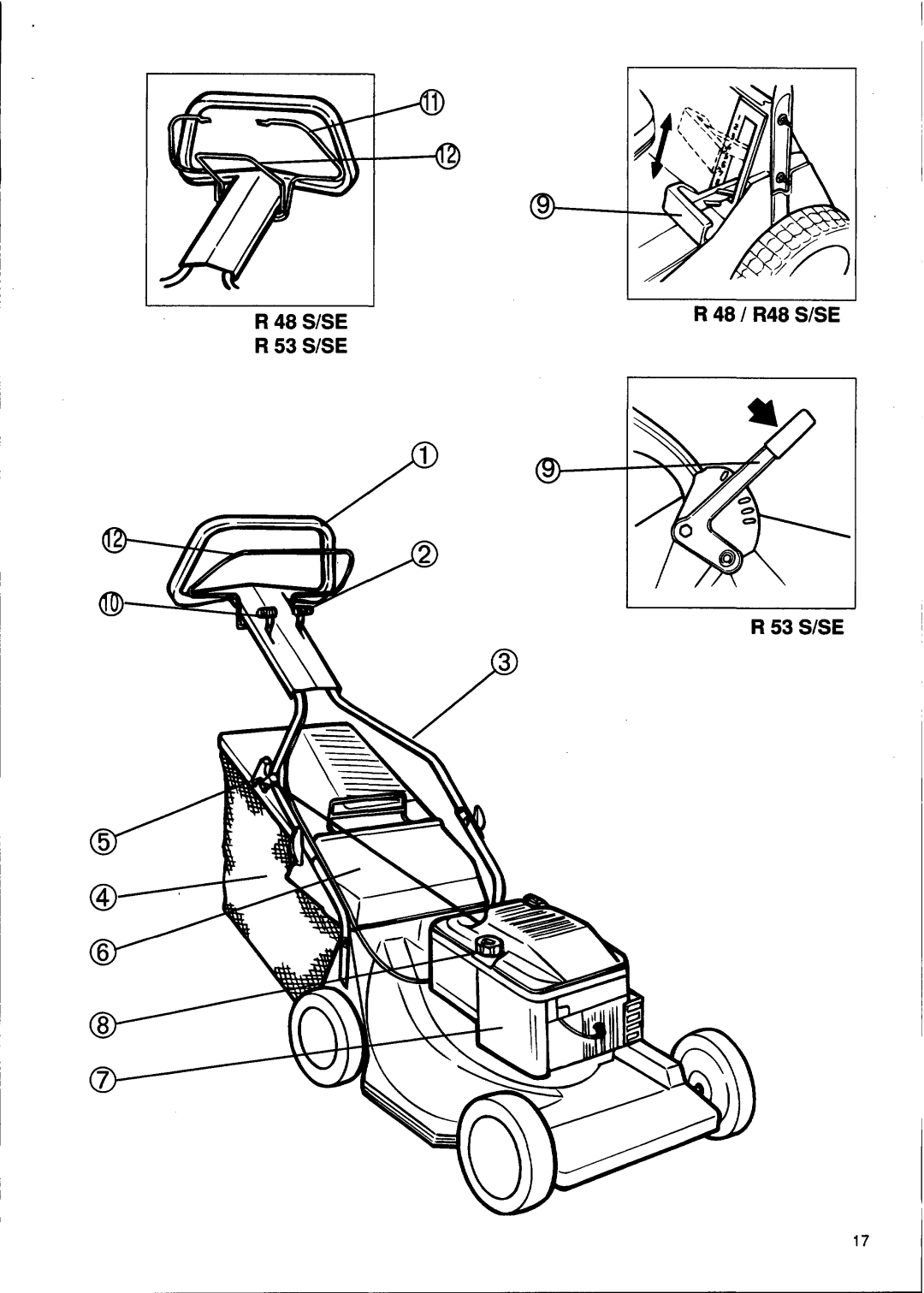 Husqvarna 53s, 53 SE, 48 SE manual 