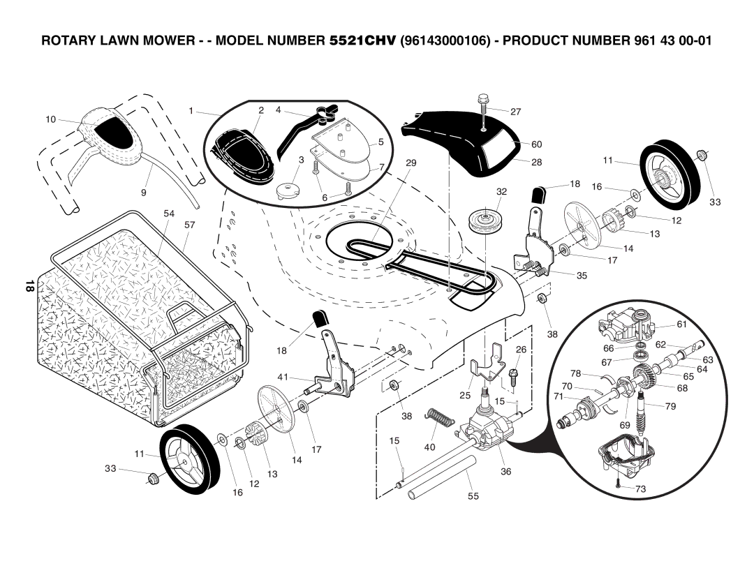 Husqvarna 5521 CHV 96143000106 manual 