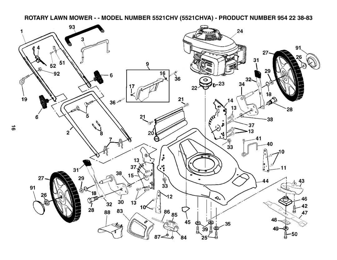 Husqvarna 5521CHV owner manual 