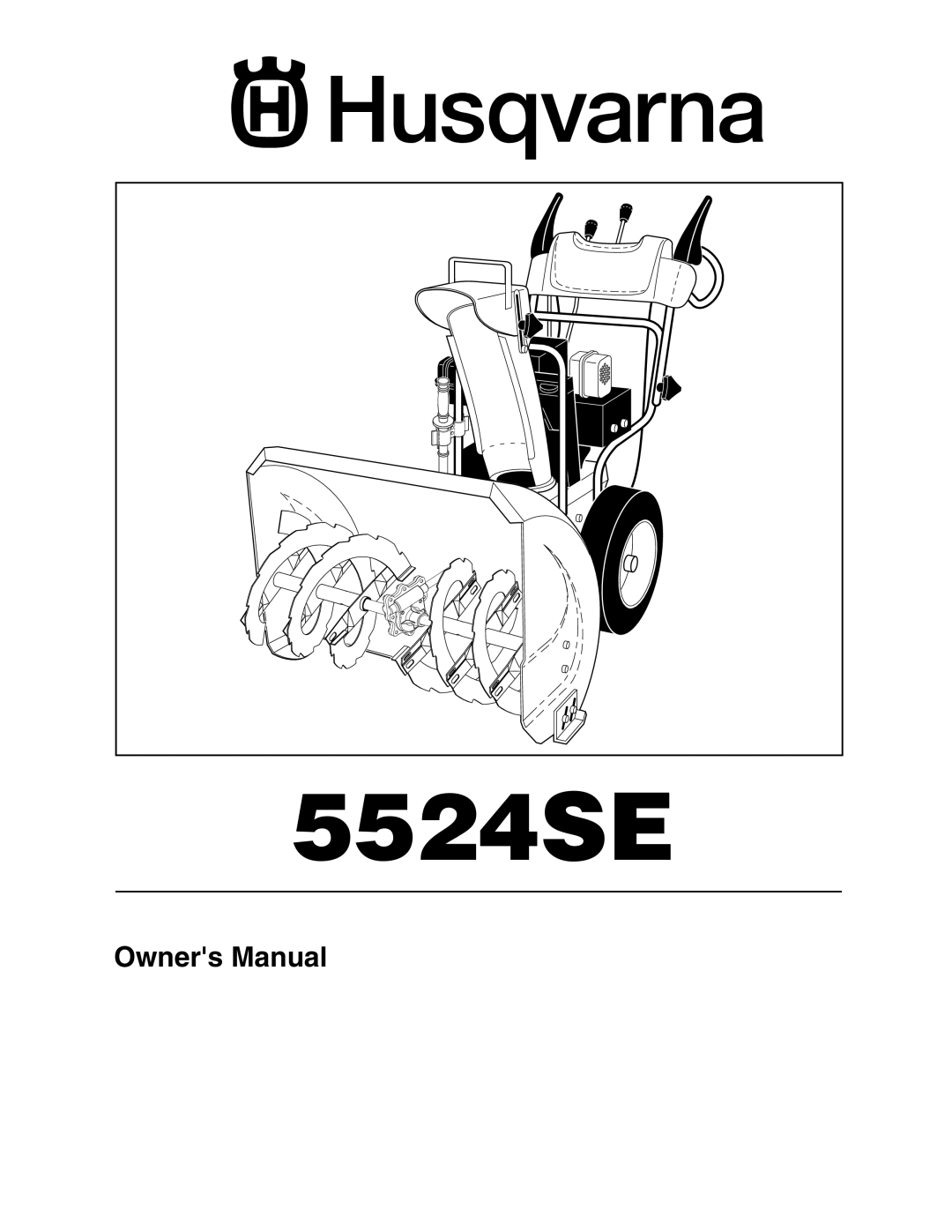 Husqvarna 5524SE owner manual 