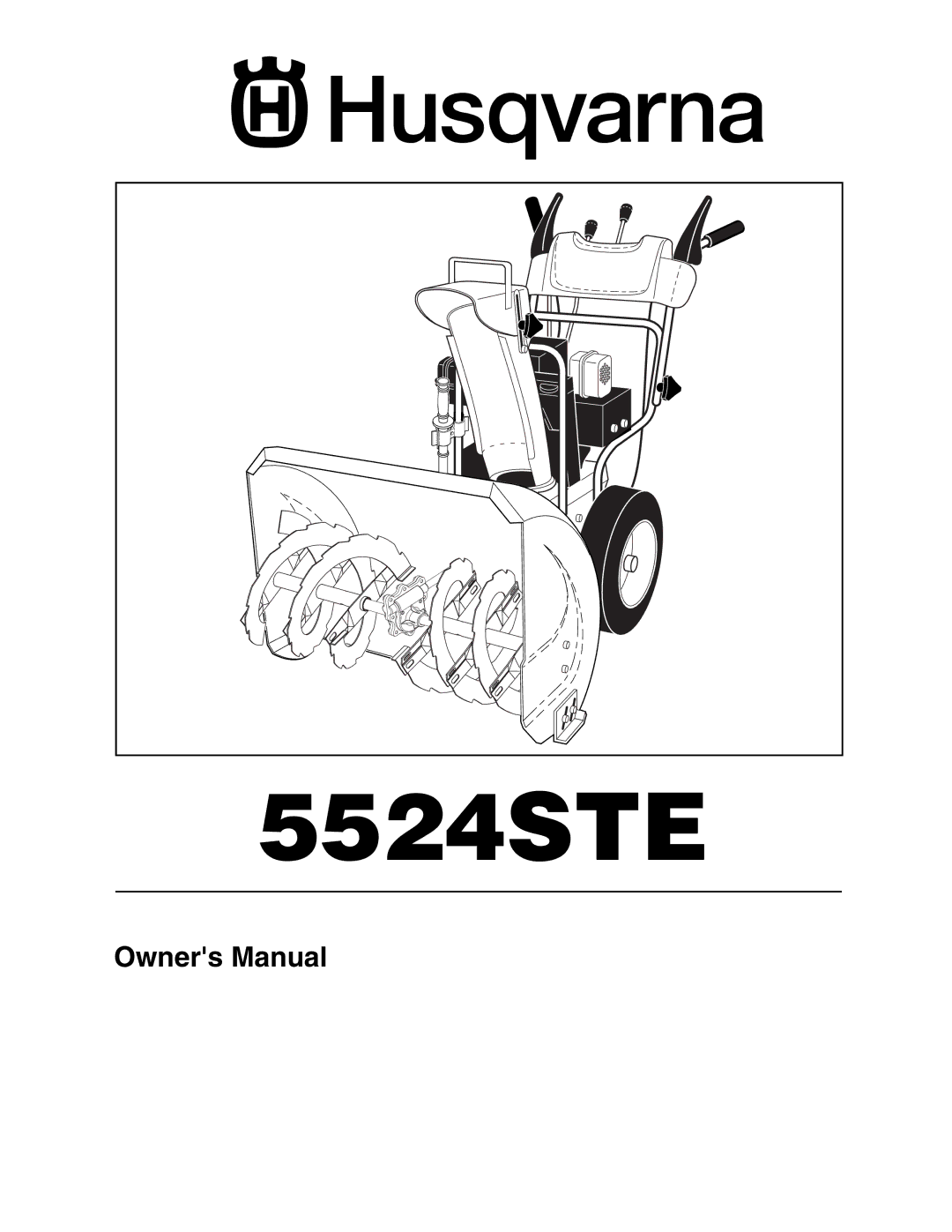 Husqvarna 5524STE owner manual 