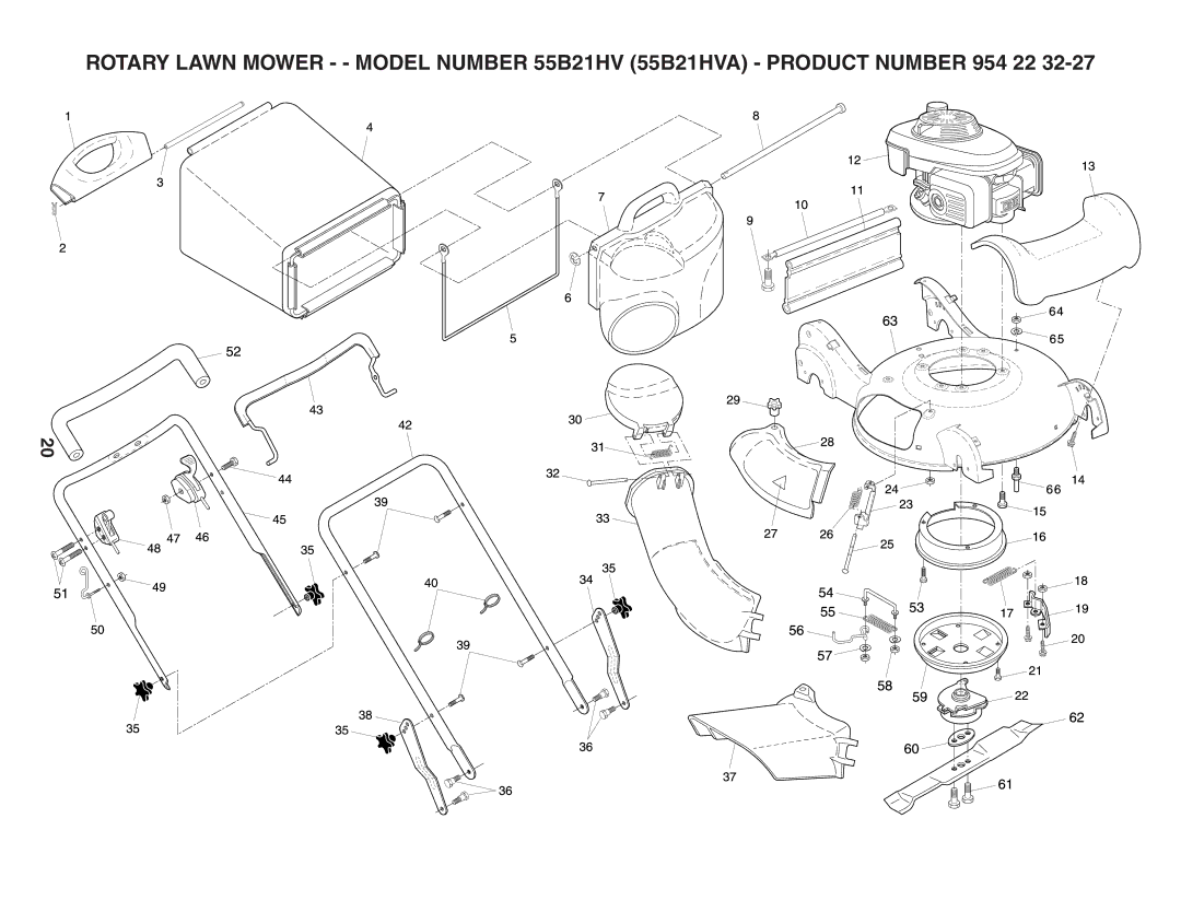 Husqvarna 55B21HV owner manual 