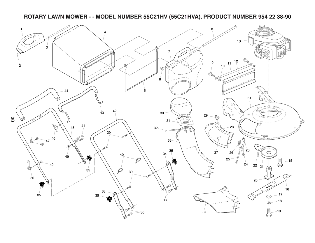 Husqvarna 55C21HV owner manual 