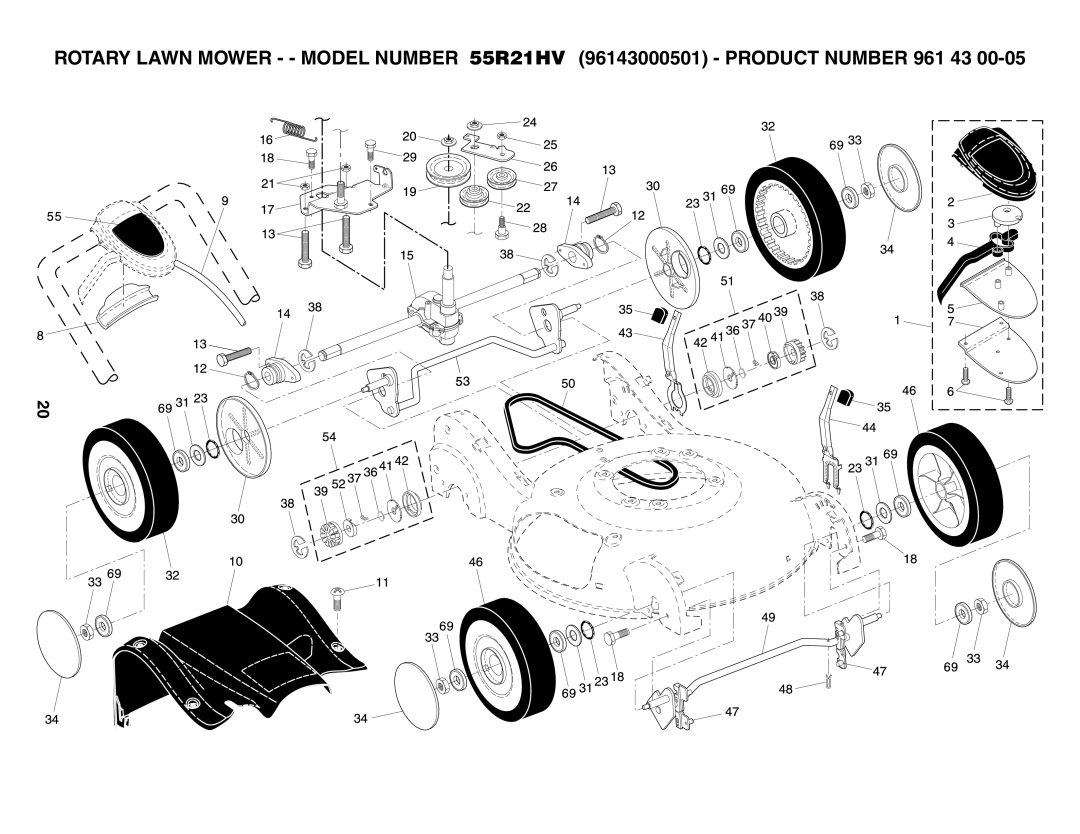 Husqvarna 55R21HV owner manual 