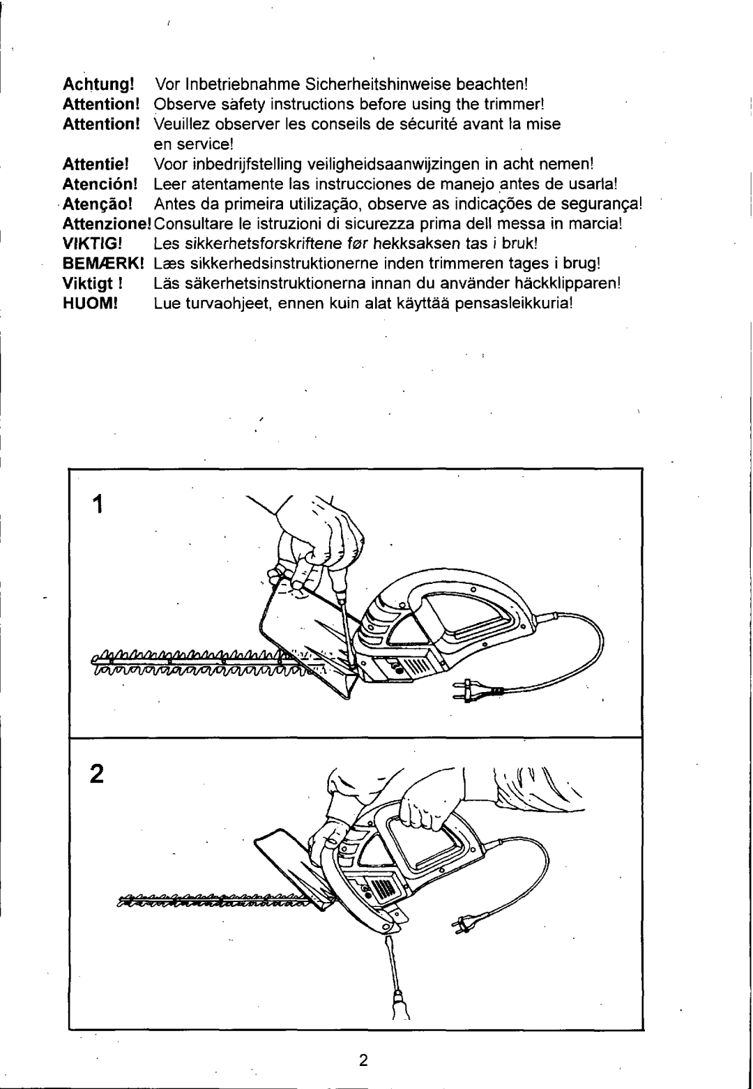 Husqvarna 600H manual 