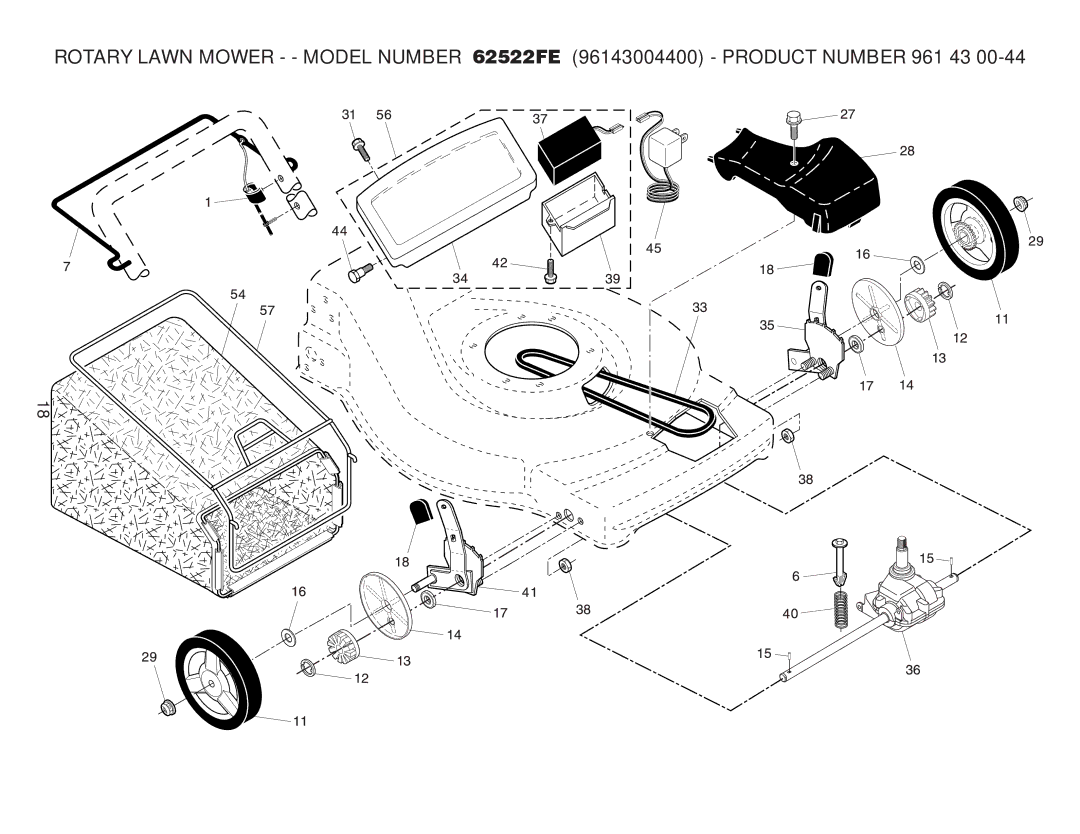 Husqvarna 62522FE, 96143004400, 532424695 owner manual 