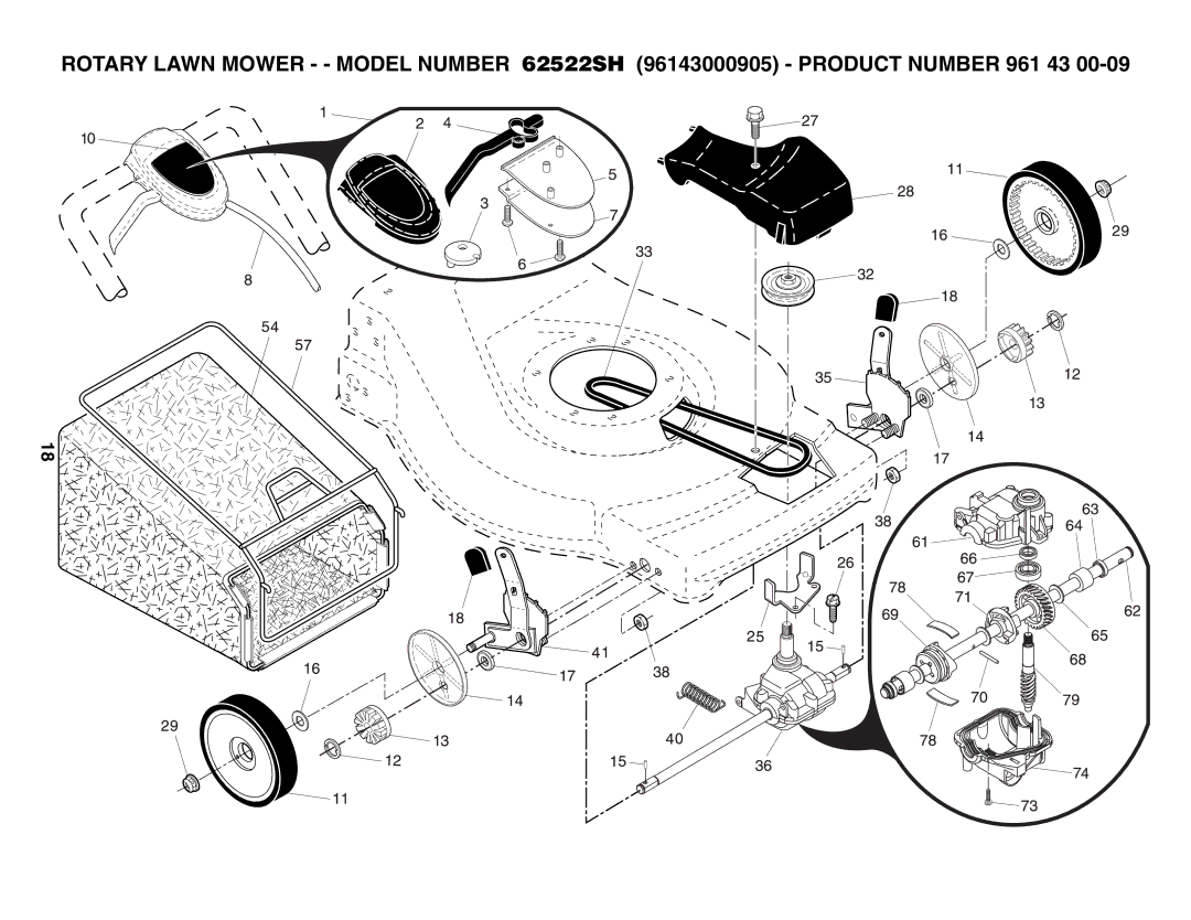 Husqvarna 62522SH owner manual 