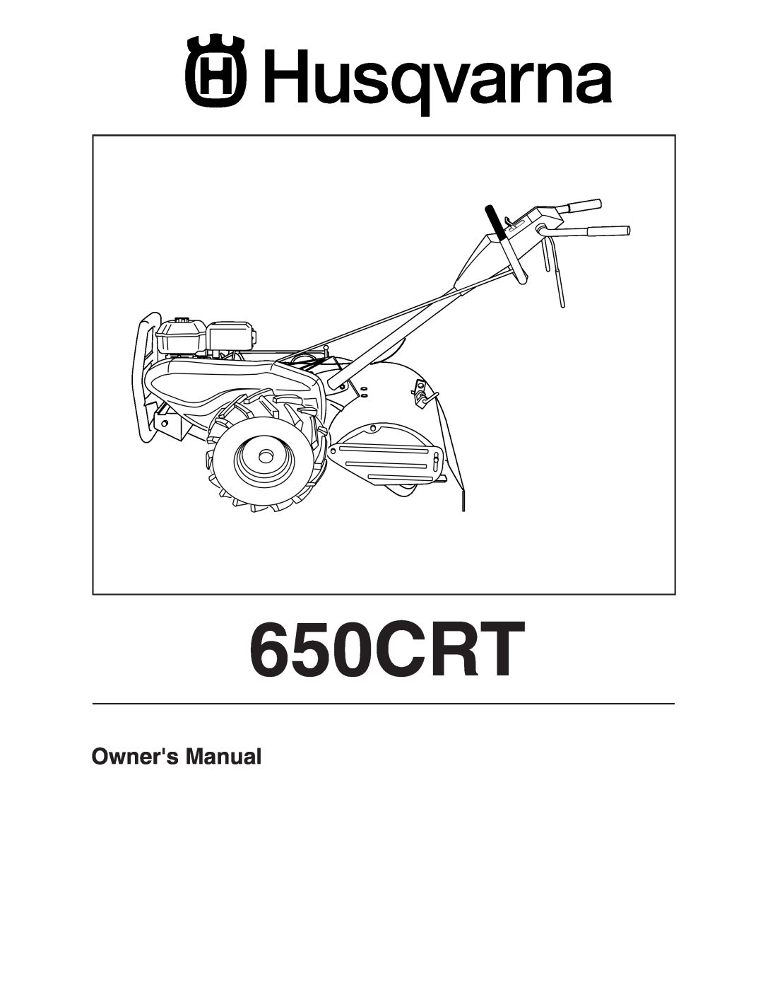 Husqvarna 650CRT owner manual 