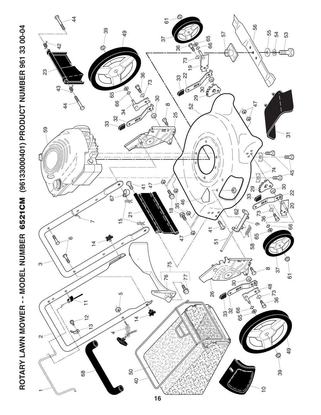 Husqvarna 6521CM owner manual 