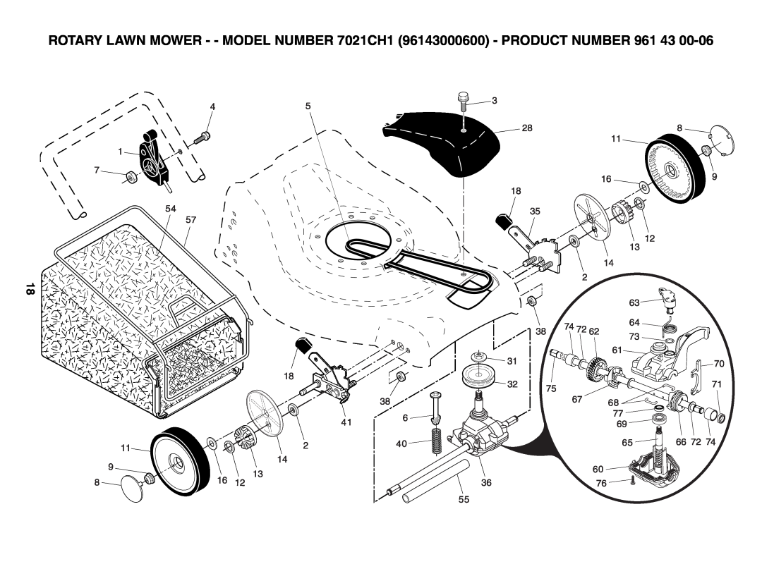 Husqvarna 7021CH1 owner manual 