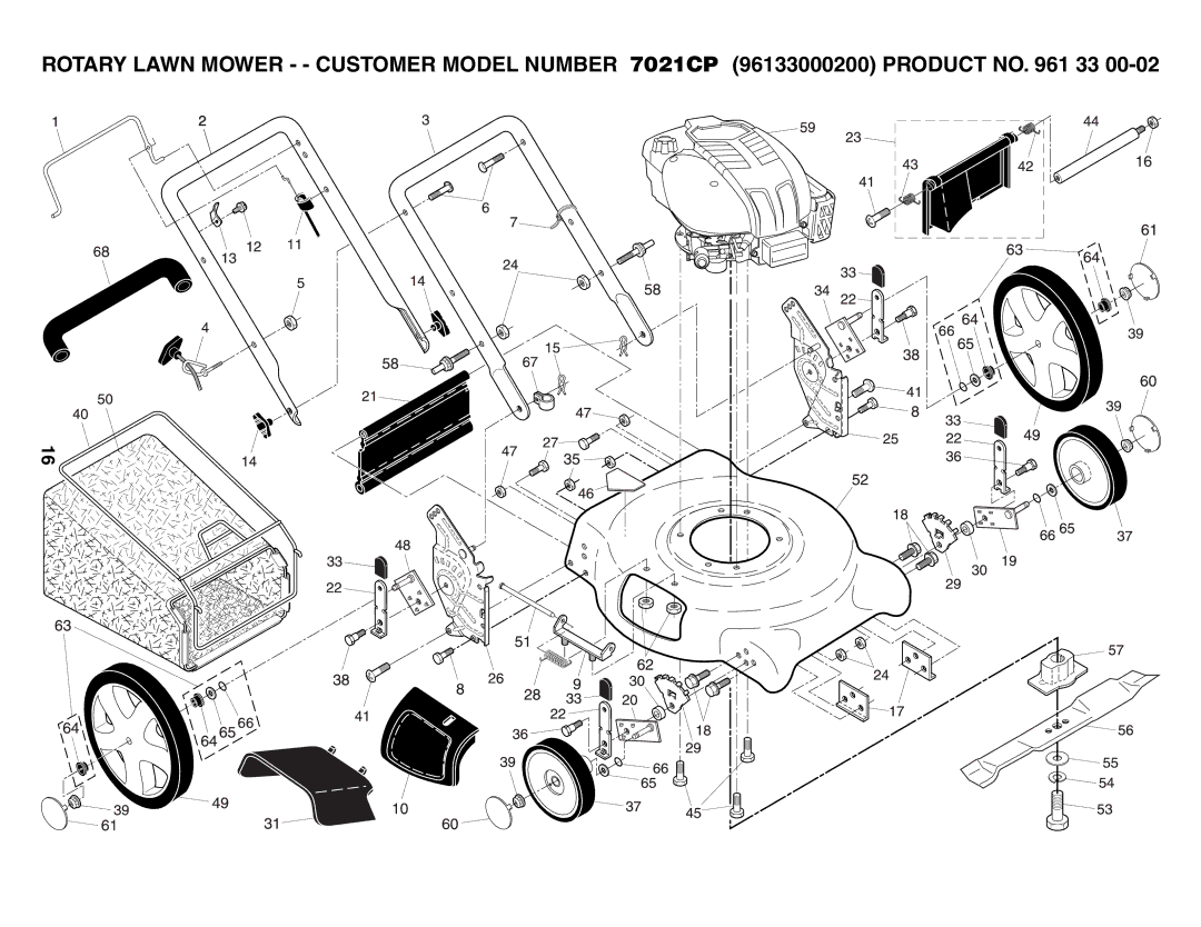 Husqvarna 7021CP owner manual 