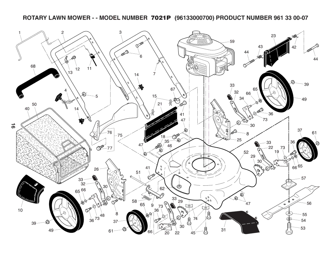 Husqvarna 7021P owner manual 