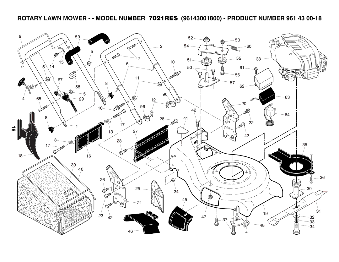 Husqvarna 7021RES owner manual 