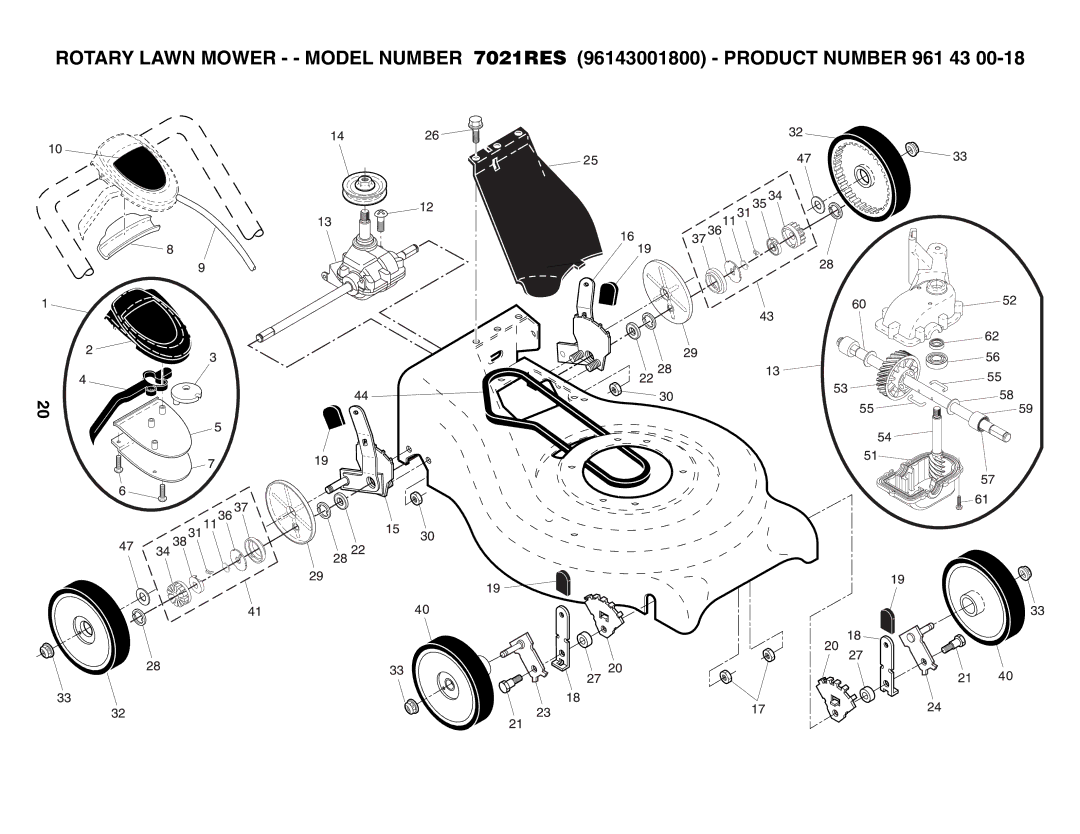 Husqvarna 7021RES owner manual 