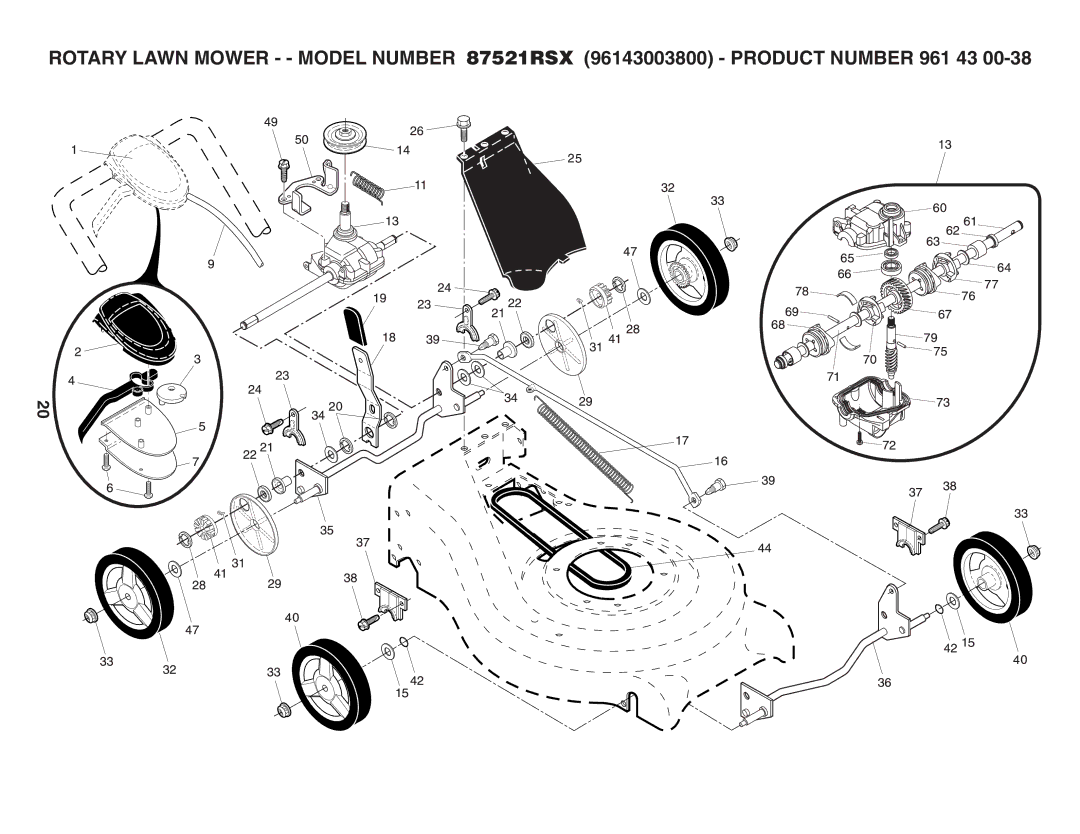 Husqvarna 87521RSX owner manual 