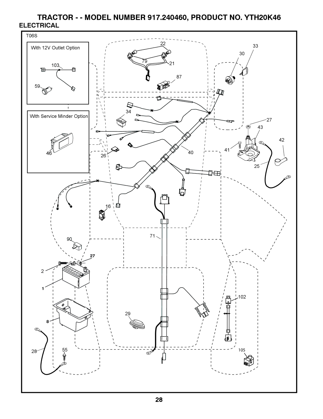 Husqvarna 917.24046 owner manual Electrical 