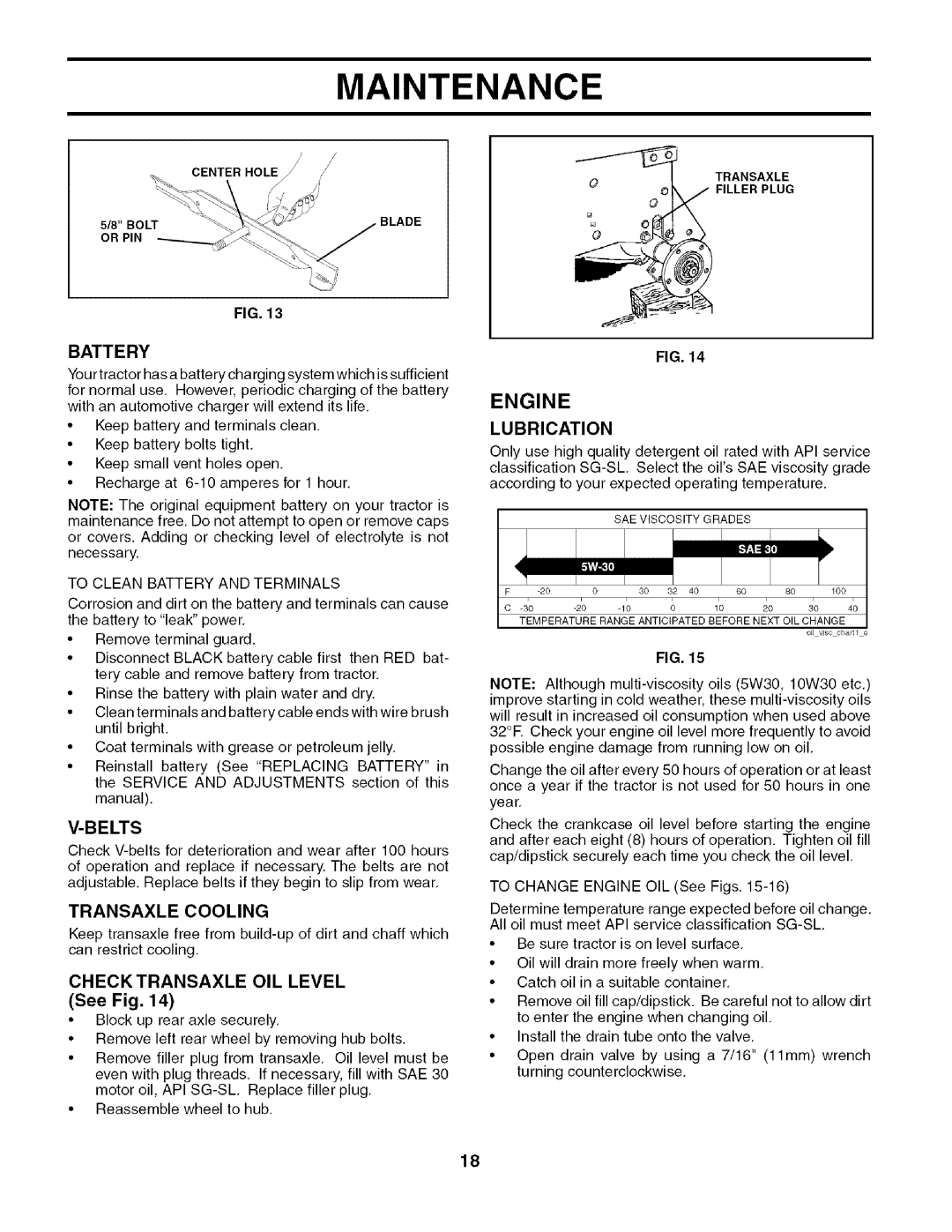 Husqvarna 917.27909 owner manual Engine, Battery, Belts, Transaxle Cooling, Lubrication 