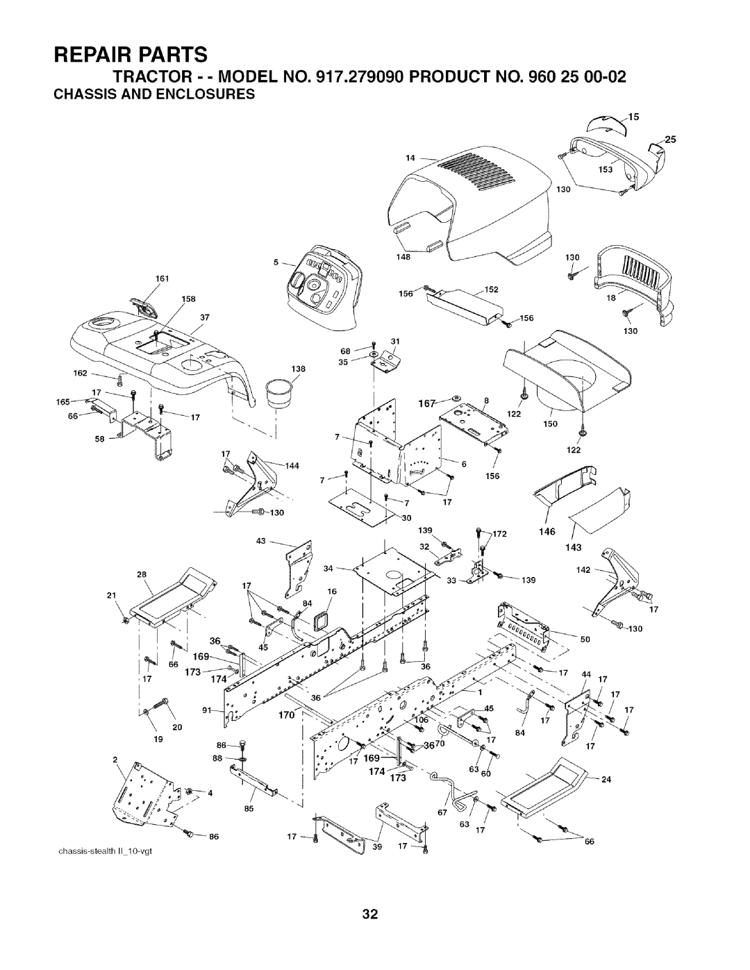 Husqvarna 917.27909 owner manual Chassis and Enclosures 