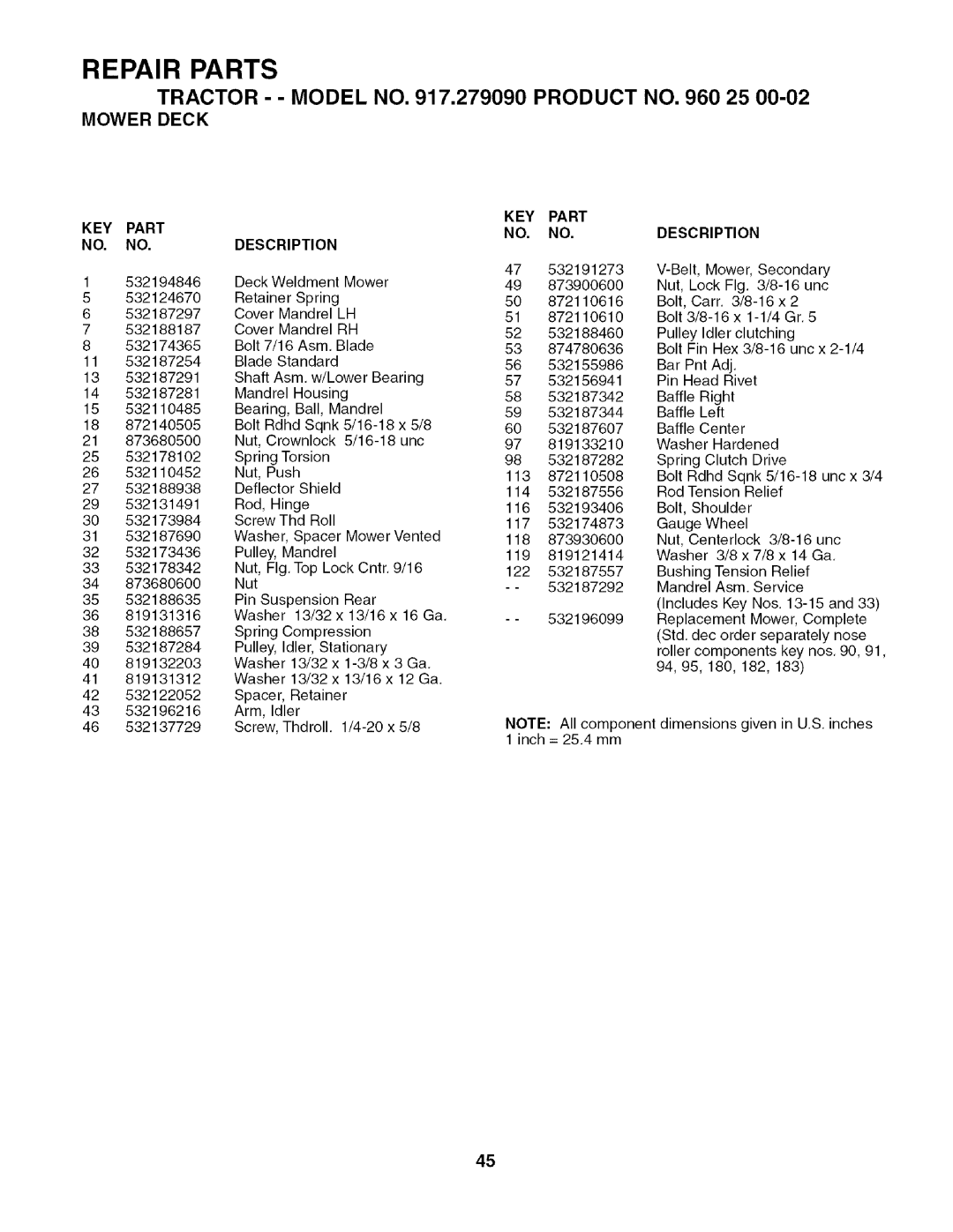 Husqvarna 917.27909 owner manual 183 