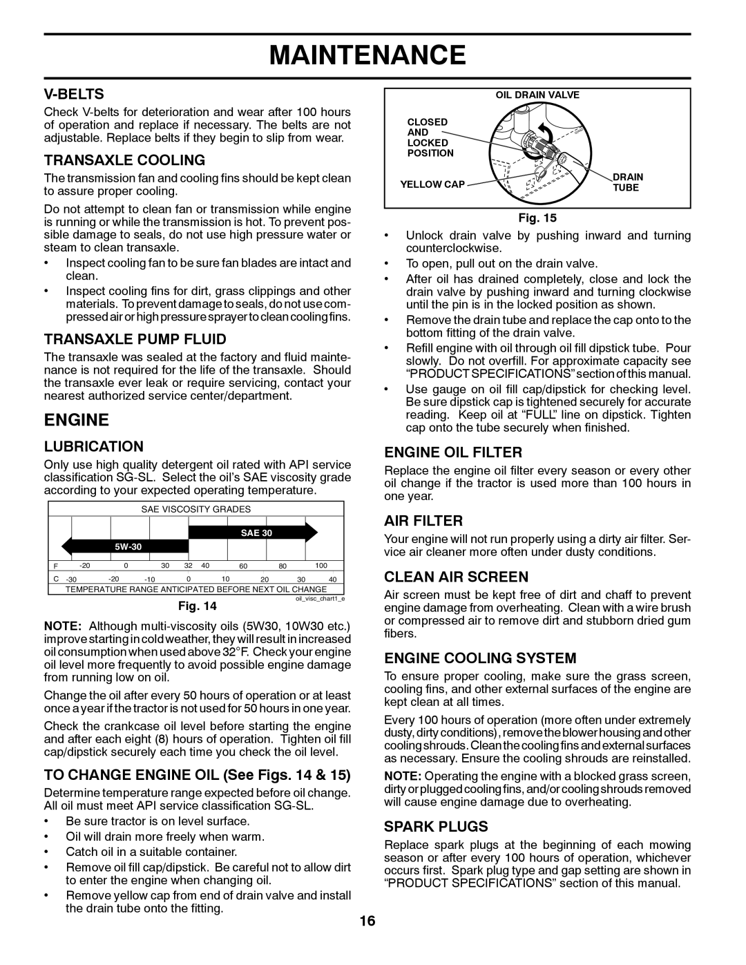 Husqvarna 917.289570, 532 43 38-61 owner manual Engine 