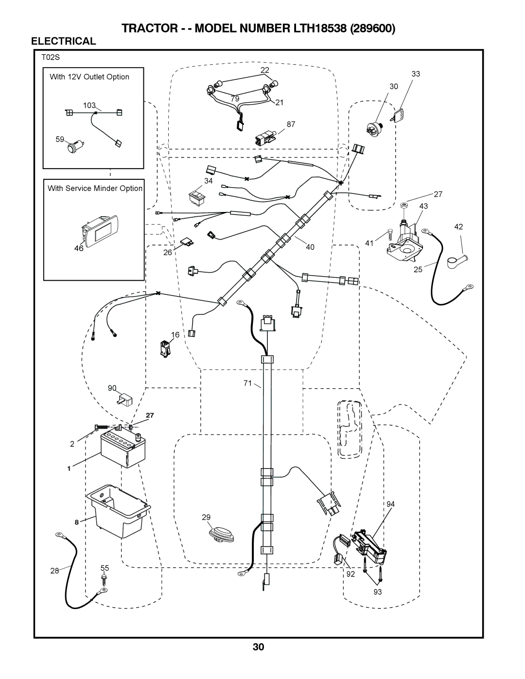 Husqvarna 917.2896 owner manual Electrical 