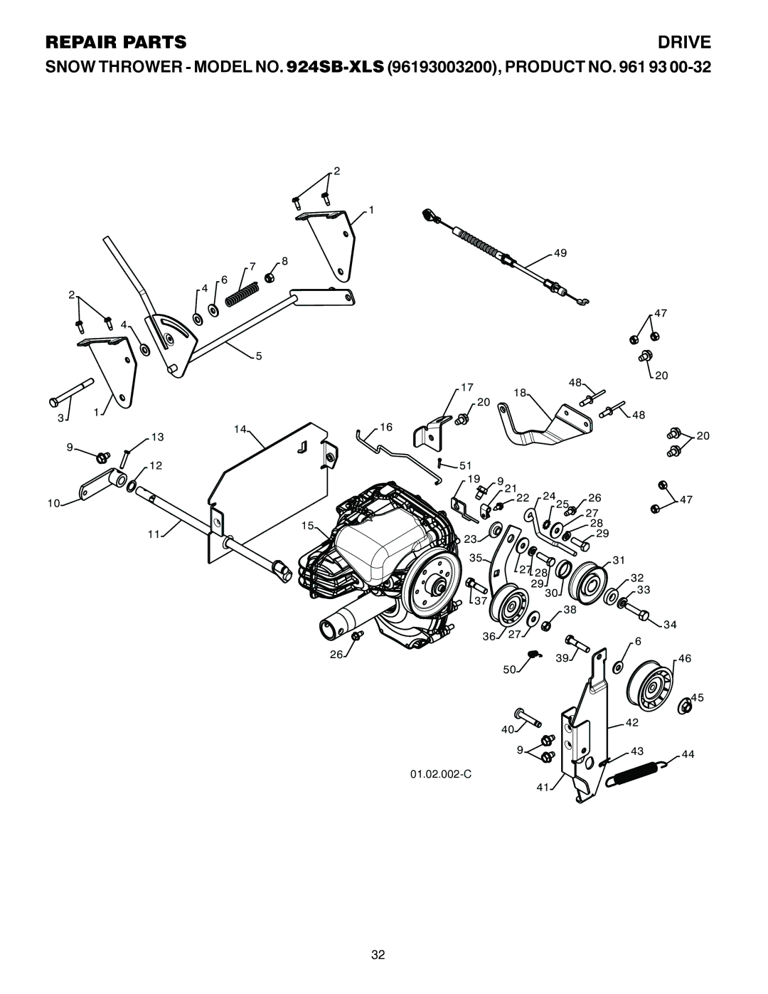 Husqvarna 924SB-XLS owner manual 92122 2930 01.02.002-C 