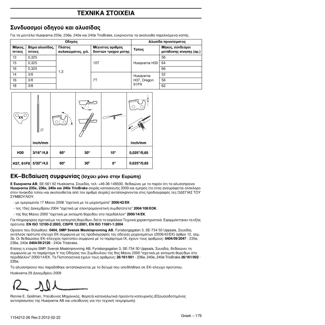 Husqvarna 952802154 ˘Ó‰˘·Ûìô› Ô‰Ëáô‡ Î·È ·Ï˘Û›‰·˜, ∂K-μÂß·›ˆÛË Û˘ÌÊˆÓ›·˜ πÛ¯‡ÂÈ ÌﬁÓÔ Ûùëó ∂˘ÚÒË, ·˘Ï·Îòì·Ùô˜, ¯Èï, 235e 