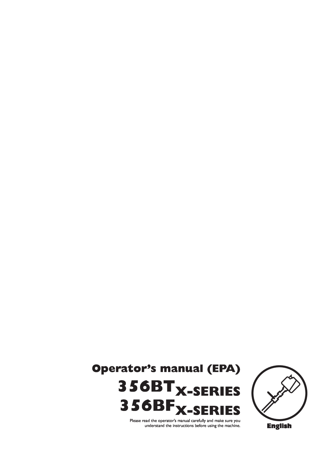 Husqvarna 953210103 manual 356BTX-SERIES 356BFX-SERIES, Operator’s manual EPA, English 