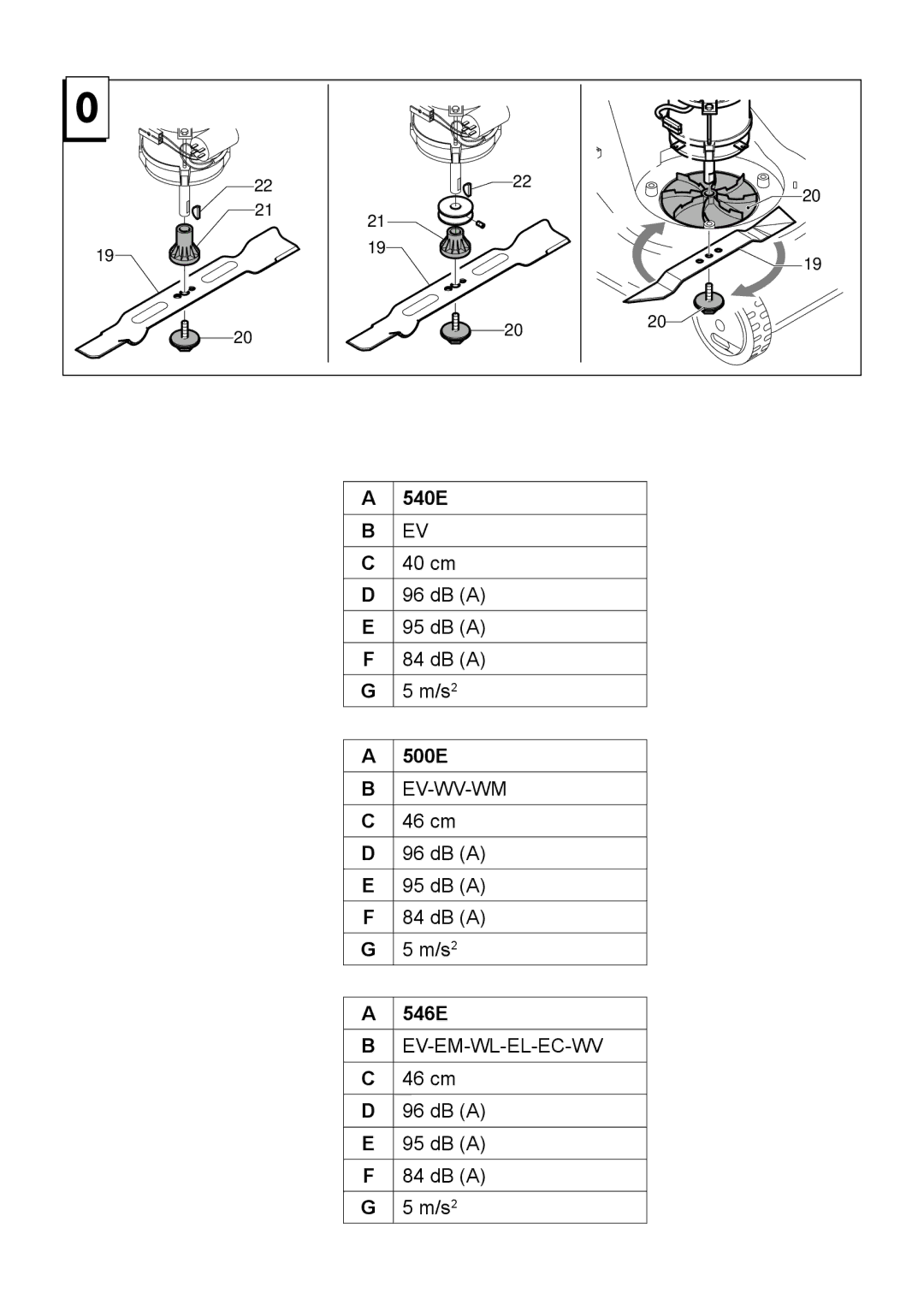 Husqvarna 953878303, 953878322, 953876533, 953876562 instruction manual 540E 