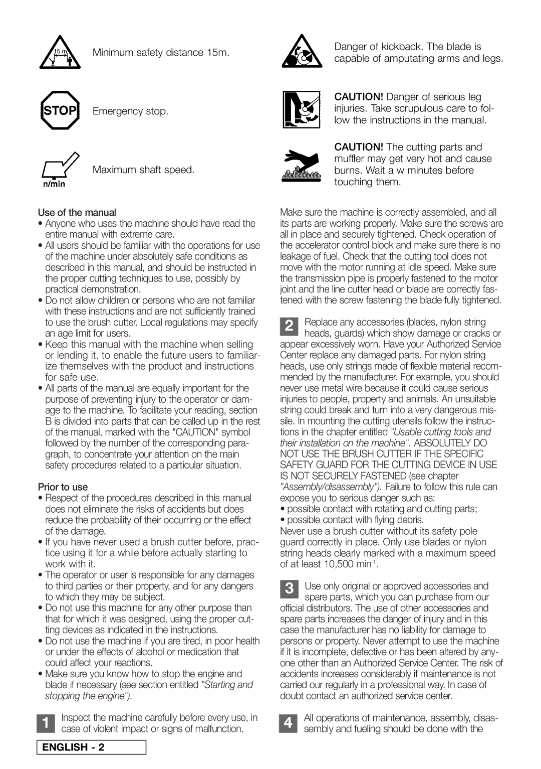 Husqvarna 257 B, 953900740, 953900739, 953900790, 257 L, 297 L, 249953 instruction manual Sembly and fueling should be done with 