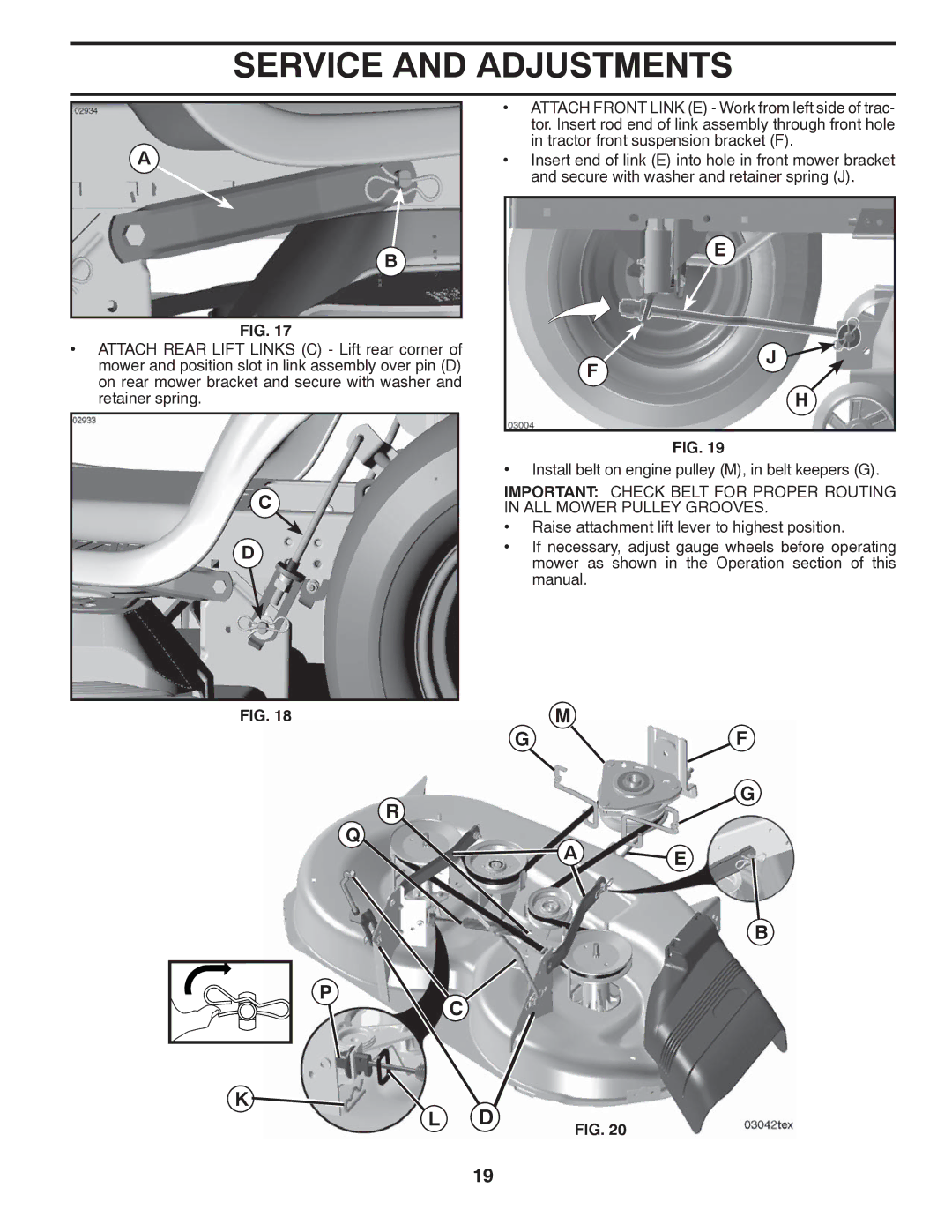 Husqvarna 96043005200 manual Service and Adjustments 