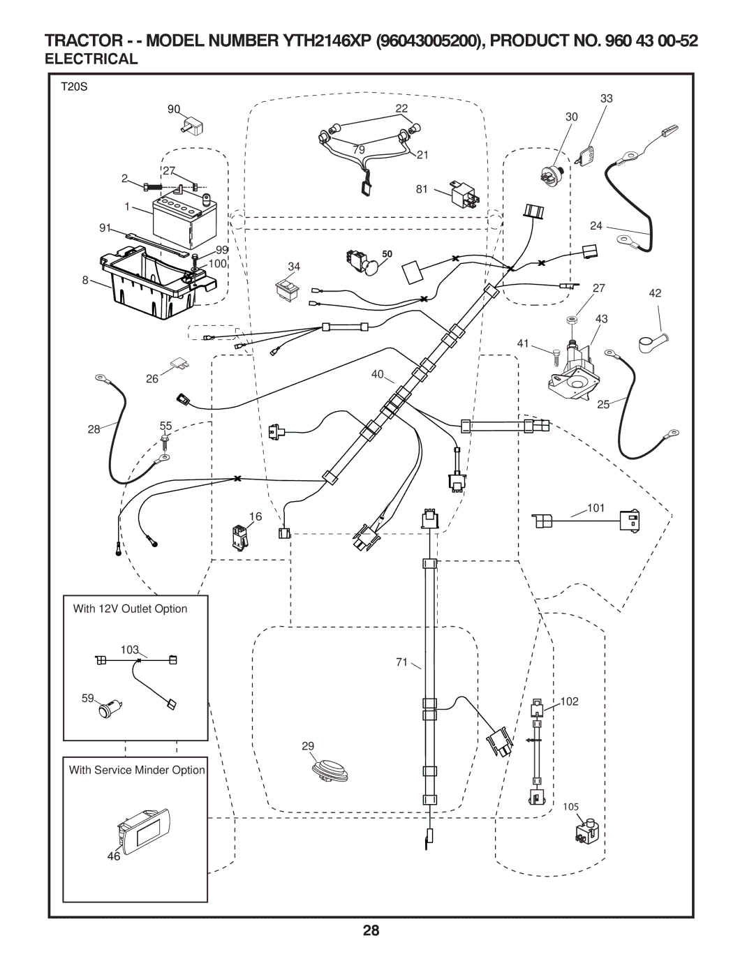 Husqvarna 96043005200 manual Electrical 